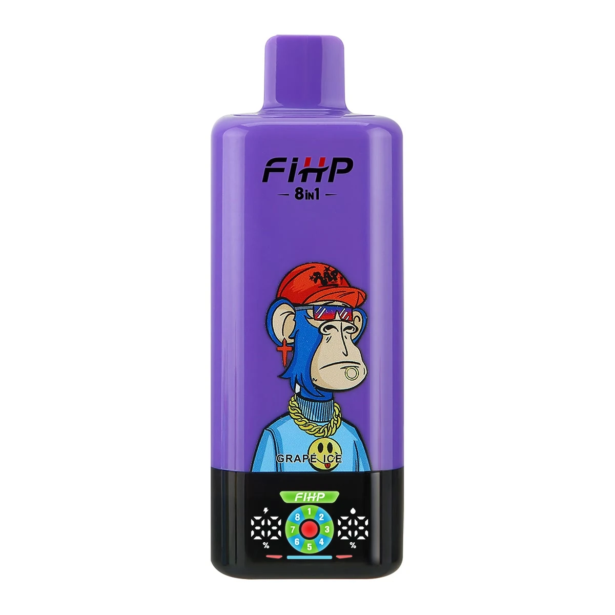 FiHP 200K 8in1 – Grape Ice & Peach Berry & Fizzy Cherry Ice & Gummy Bear